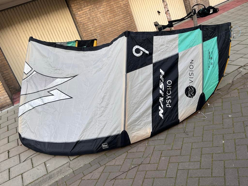 Naish Psycho 9 NVision 2025, 9 m², Geen board, Ophalen of Verzenden, Zo goed als nieuw