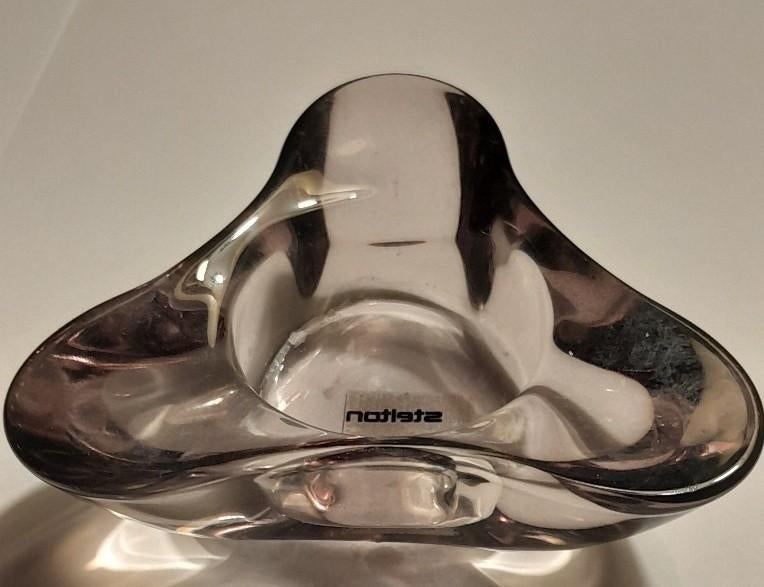 Glazen waxinelichthouder. Stelton, Overige materialen, Gebruikt, Ophalen of Verzenden, Kandelaar