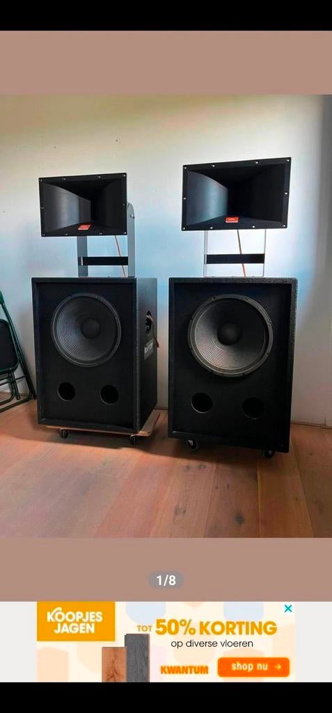 Krix pix, Ophalen of Verzenden, 120 watt of meer, Front, Rear of Stereo speakers, Overige merken