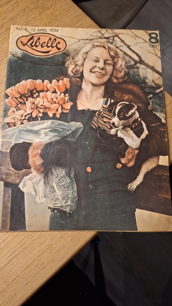 Libelle Weekblad - 13 April 1934 - Vintage Magazine, Ophalen, Gelezen, Damesbladen