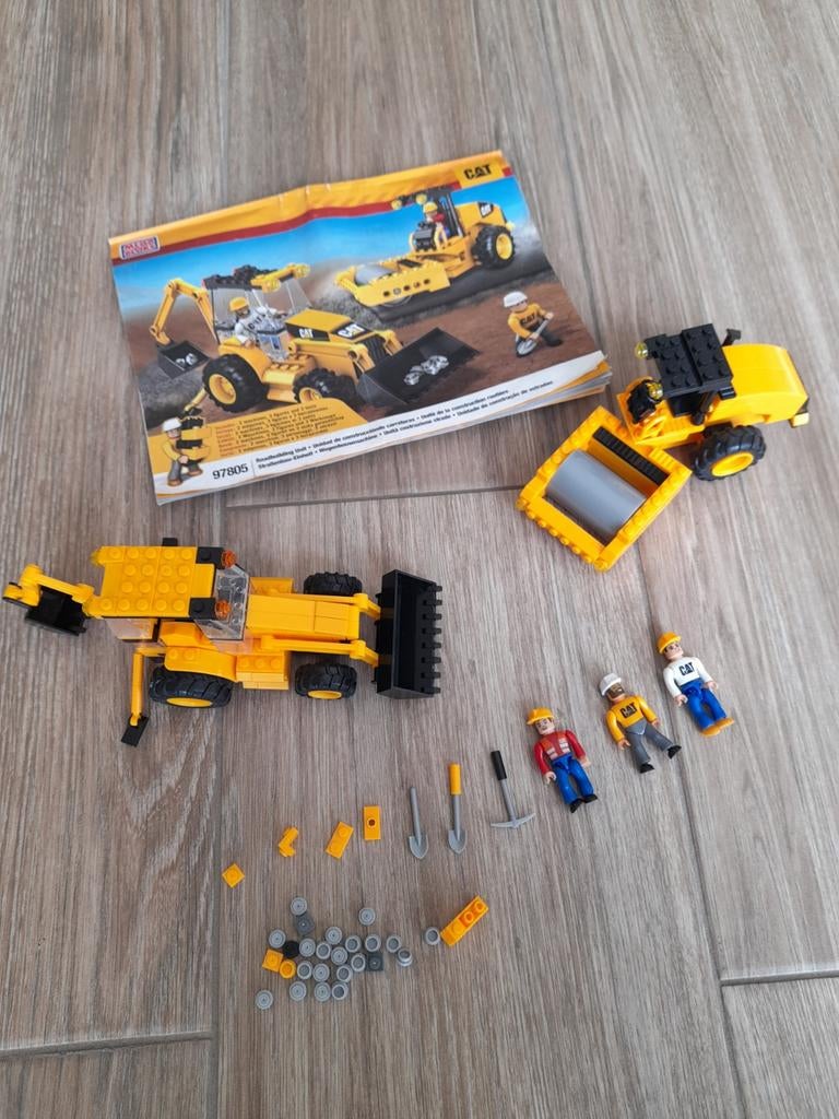 Megabloks CAT bouwvoertuigen set, Ophalen of Verzenden, Zo goed als nieuw, Megabloks