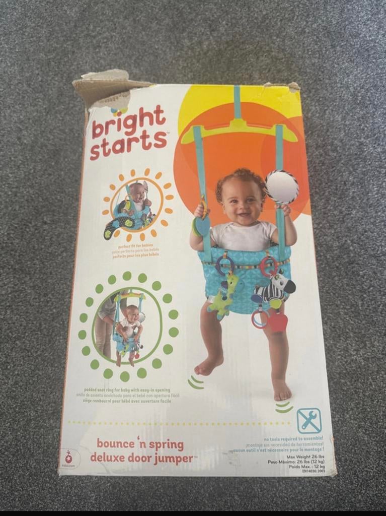 Bright Starts Bounce 'n Spring Deluxe Door Jumper, Ophalen of Verzenden, Nieuw, Overige typen