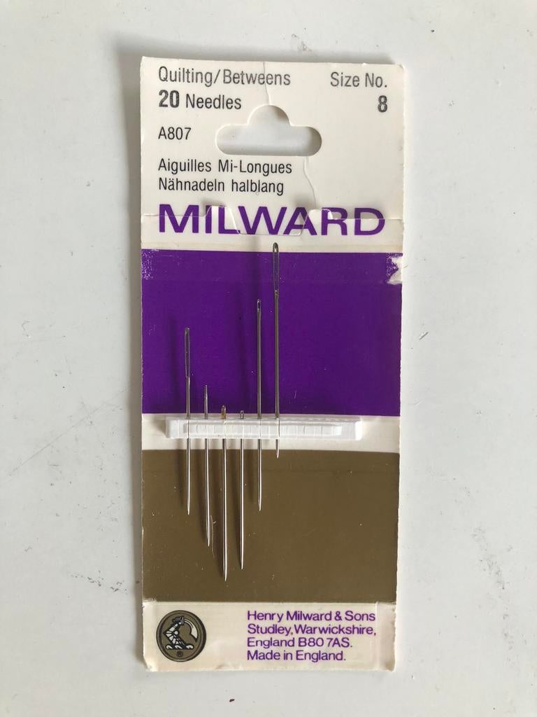 6 Quiltnaalden nr. 8, Ophalen of Verzenden, Nieuw