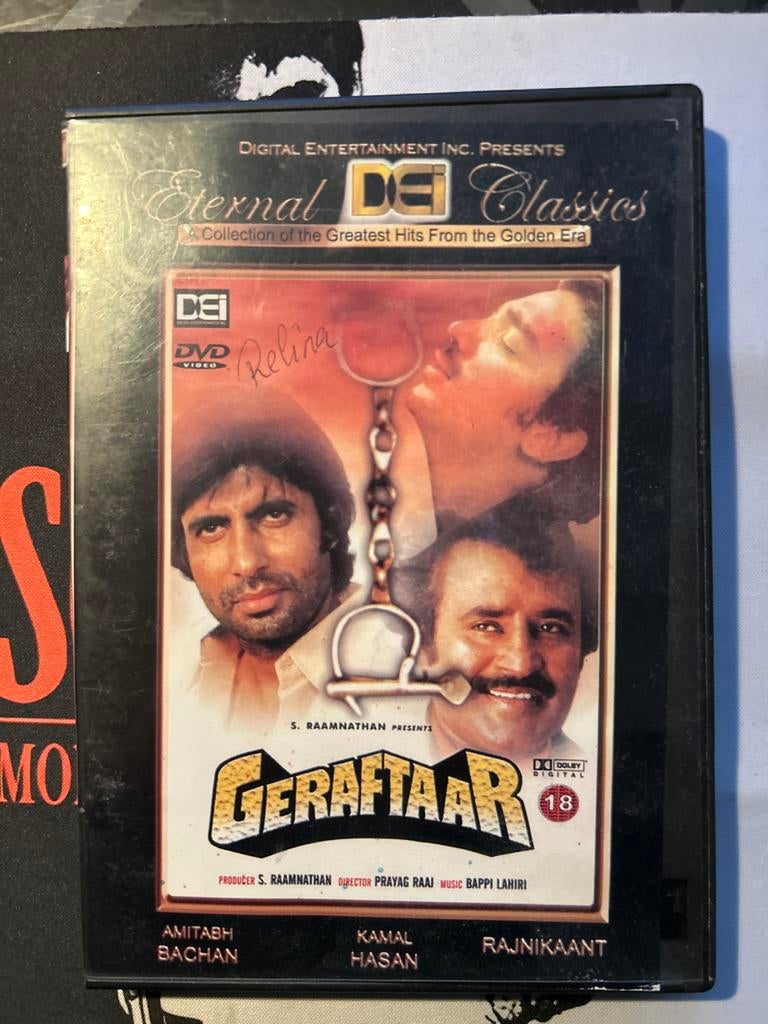 Geraftaar DVD - Bollywood Klassieker met Amitabh Bachchan, Cd's en Dvd's, Vanaf 16 jaar, Ophalen of Verzenden, Gebruikt
