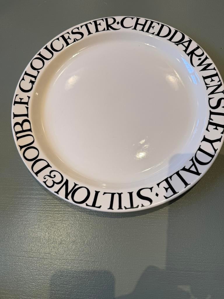 Emma Bridgewater, stilton, cheese, serveerschaal, Nieuw, Ophalen of Verzenden, Bord(en), Overige stijlen