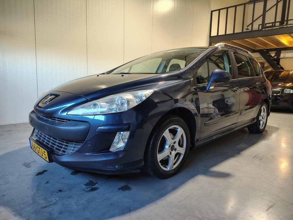 Peugeot 308 SW 1.6 Hdif 16V 80KW 2008 Blauw, Voorwielaandrijving, Stof, 4 cilinders, Blauw