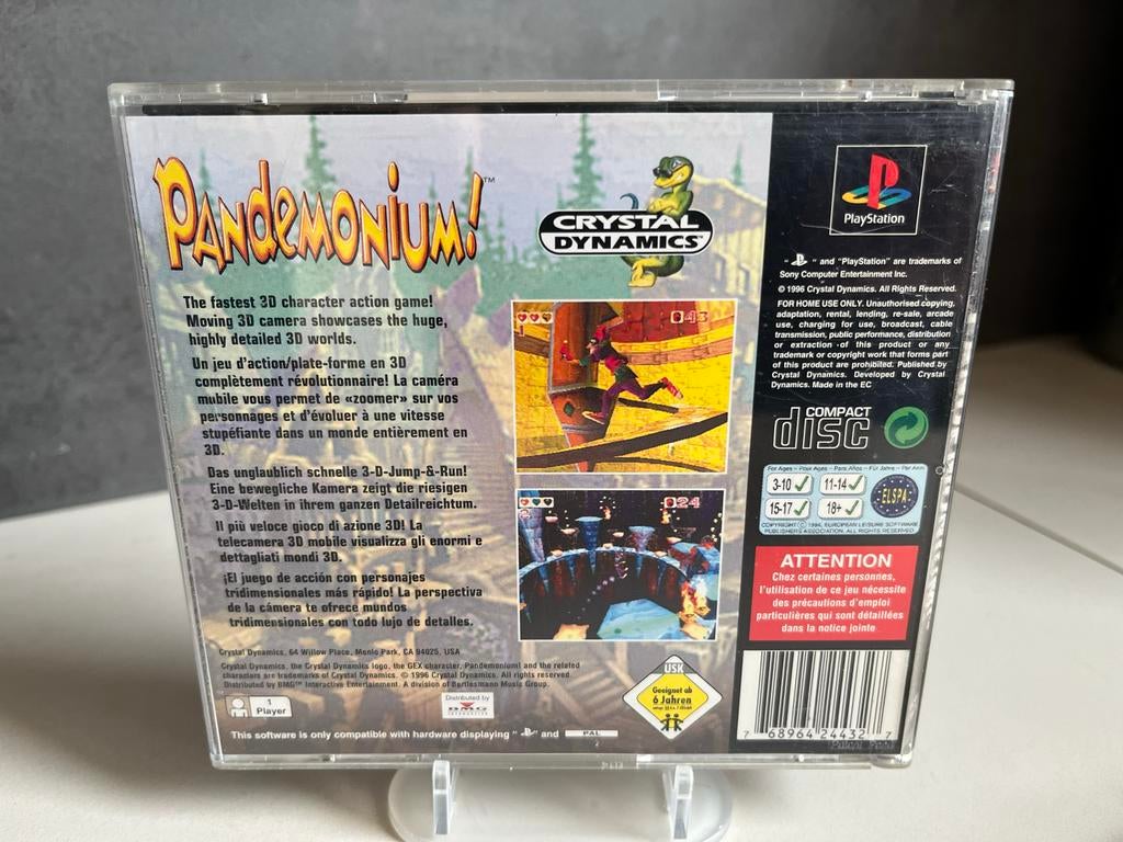 Pandemonium! PlayStation 1 game, Gebruikt, T, Ophalen of Verzenden, Vanaf 3 jaar