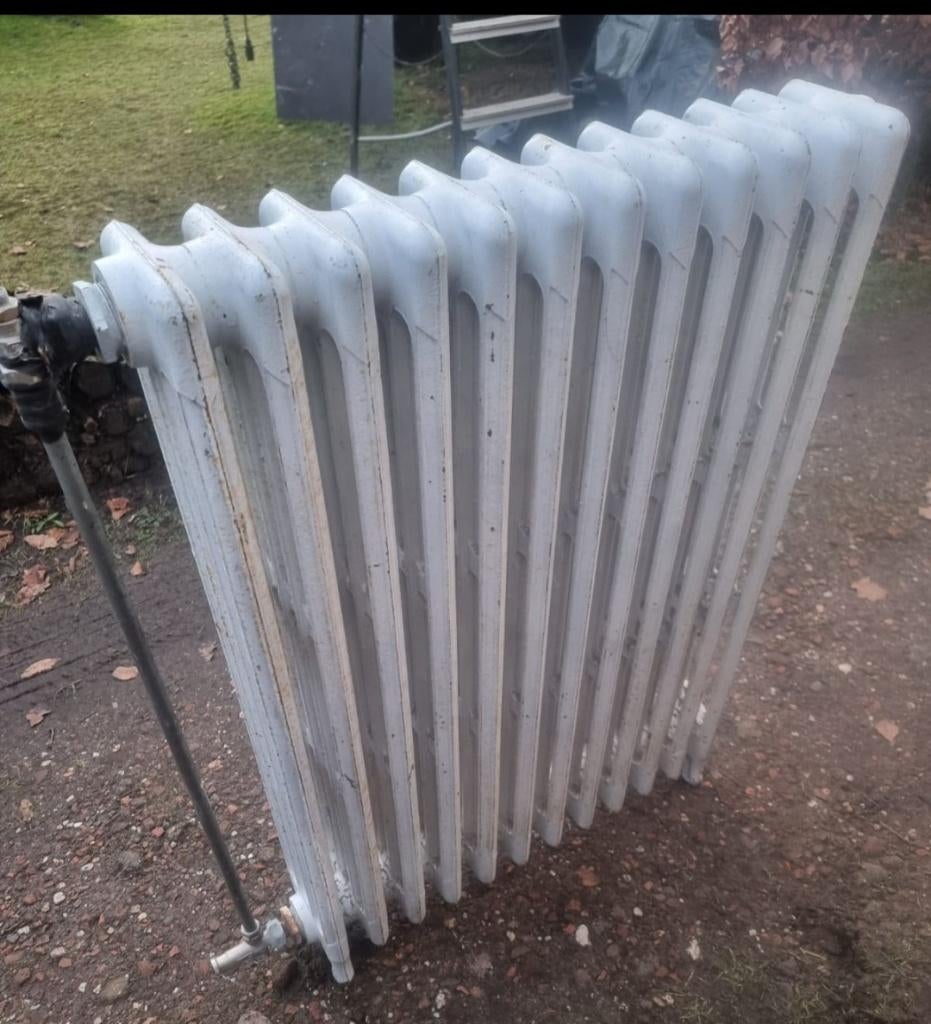 Grote vintage radiator gietijzer, Ophalen, Gebruikt