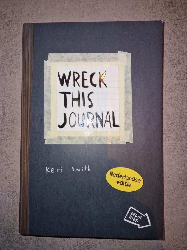 Wreck This Journal - Nederlandse editie - Keri Smith, Ophalen of Verzenden, Nieuw, Keri Smith