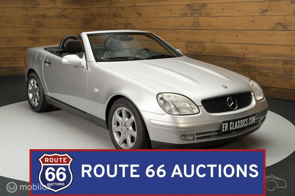 Mercedes-Benz SLK 230 Kompressor | 1999 | Route 66 Auctions, Auto's, Oldtimers, Overige carrosserieën, Zwart, Mercedes-Benz, Bedrijf