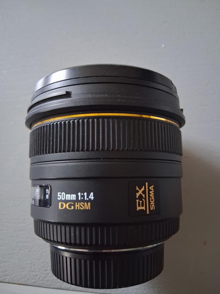 Sigma 50mm f/1.4 EX DG HSM Nikon F mount, Ophalen of Verzenden, Zo goed als nieuw, Standaardlens