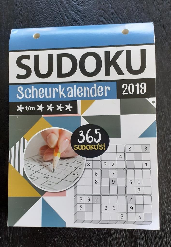 Scheurkalender met Sudoku, Hobby en Vrije tijd, Ophalen of Verzenden, Minder dan 500 stukjes, Puzzelboek