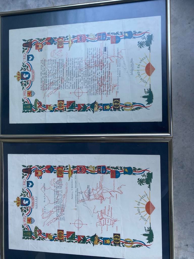 Herdenkingsdocument Nederlands Indië 1949, Verzamelen, Militaria | Algemeen, Ophalen of Verzenden, Landmacht, Azië, Overige typen