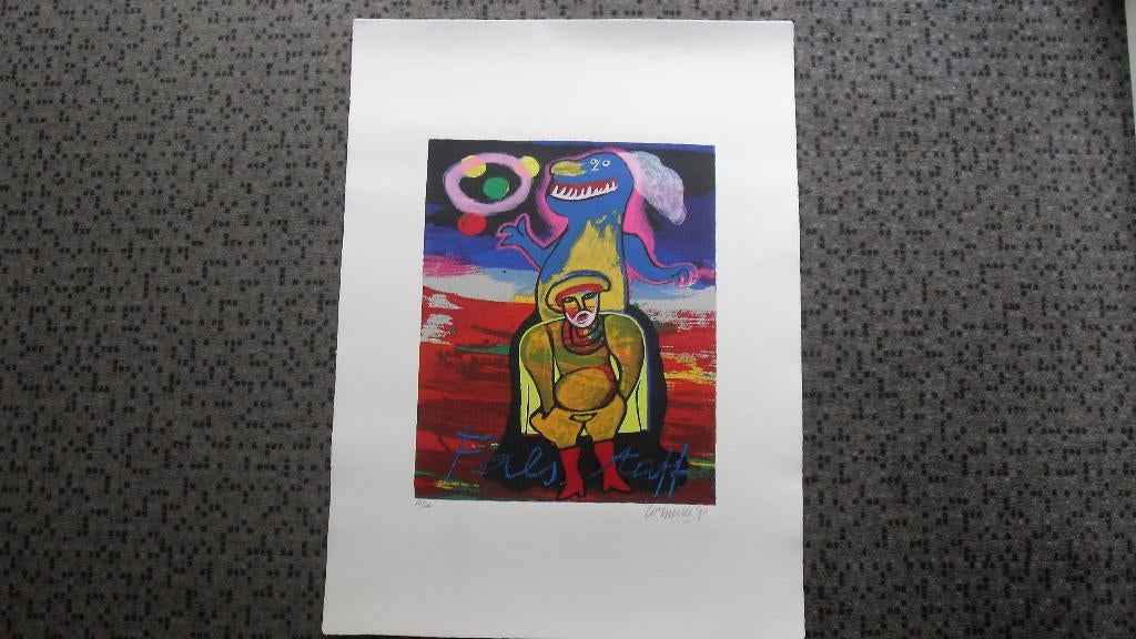 CORNEILLE ; grote zeefdruk in absolute nieuwstaat, Antiek en Kunst, Kunst | Litho's en Zeefdrukken, Ophalen of Verzenden