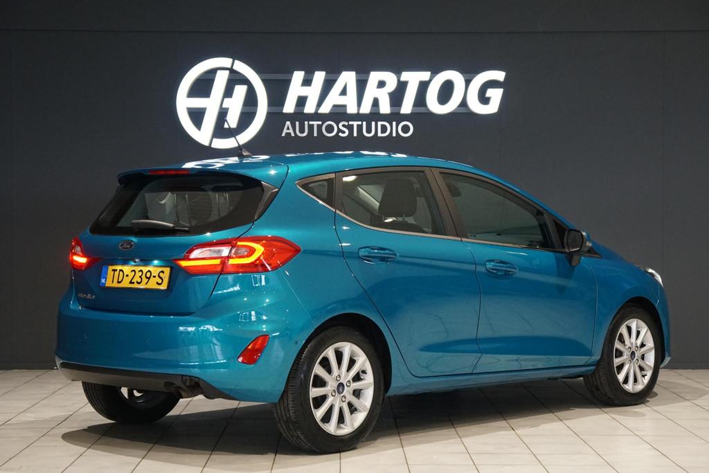 Ford Fiesta 1.0 EcoBoost Titanium + CAMERA / APPLE CARPLAY, Start-stop-systeem, Gebruikt, Euro 6, Blauw