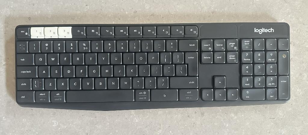 Logitech K375s draadloze multi-device toetsenbord QWERTY, Computers en Software, Multimediatoetsen, Logitech, Nieuw, Ophalen of Verzenden