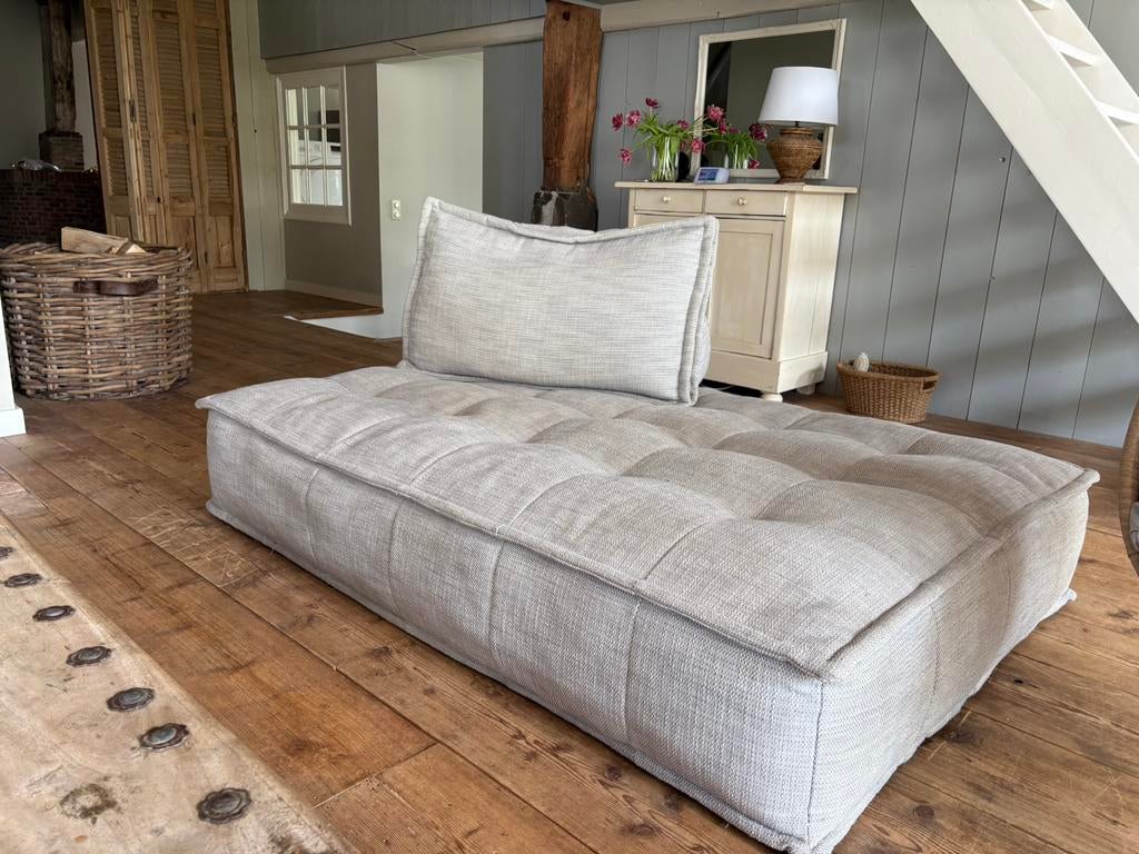 Louch banken (2) groot Loods 5, Huis en Inrichting, Banken | Bankstellen, Zo goed als nieuw, Rechte bank, 150 tot 200 cm, 100 tot 125 cm