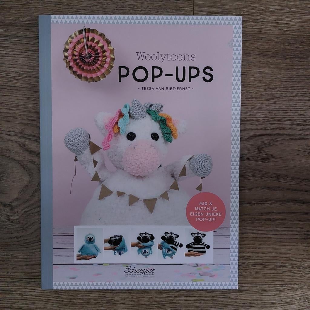 Woollytoons pop ups haken.
Omkeerbare knuffels haken., Ophalen of Verzenden, Nieuw, Haken, Patroon of Boek