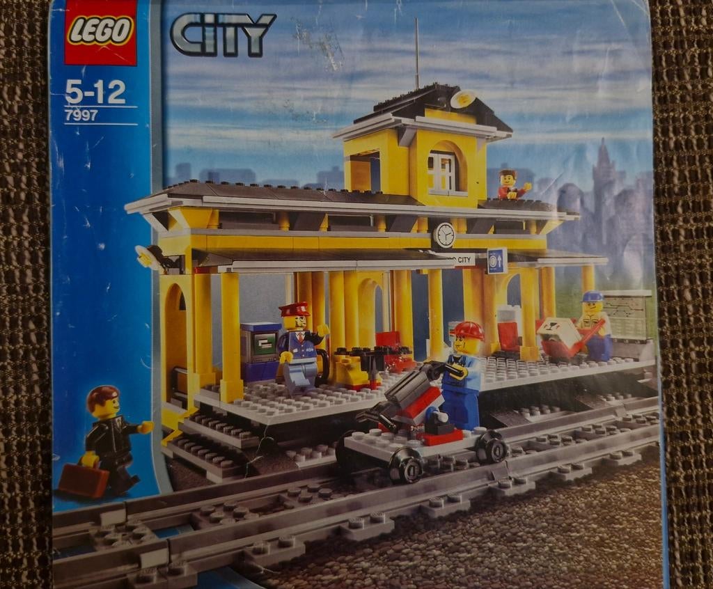 Lego City Treinstation 7997, vintage!, Ophalen of Verzenden