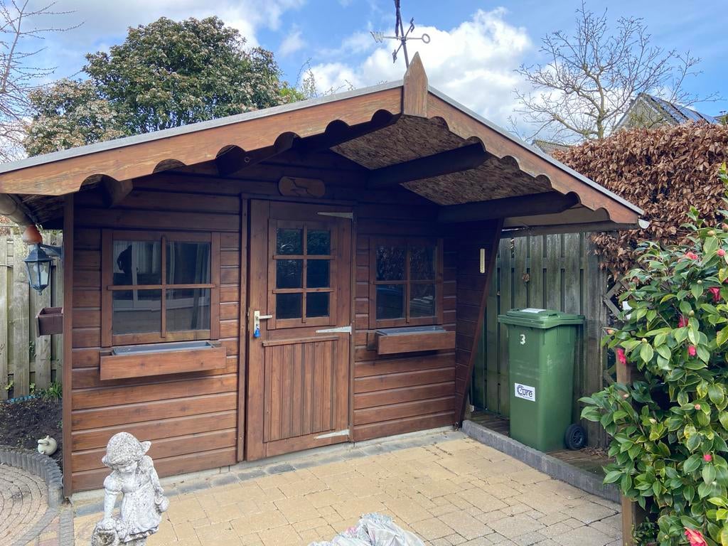 Tuinhuis zelf demonteren ., Ophalen, 250 tot 500 cm, Hout, 200 tot 400 cm