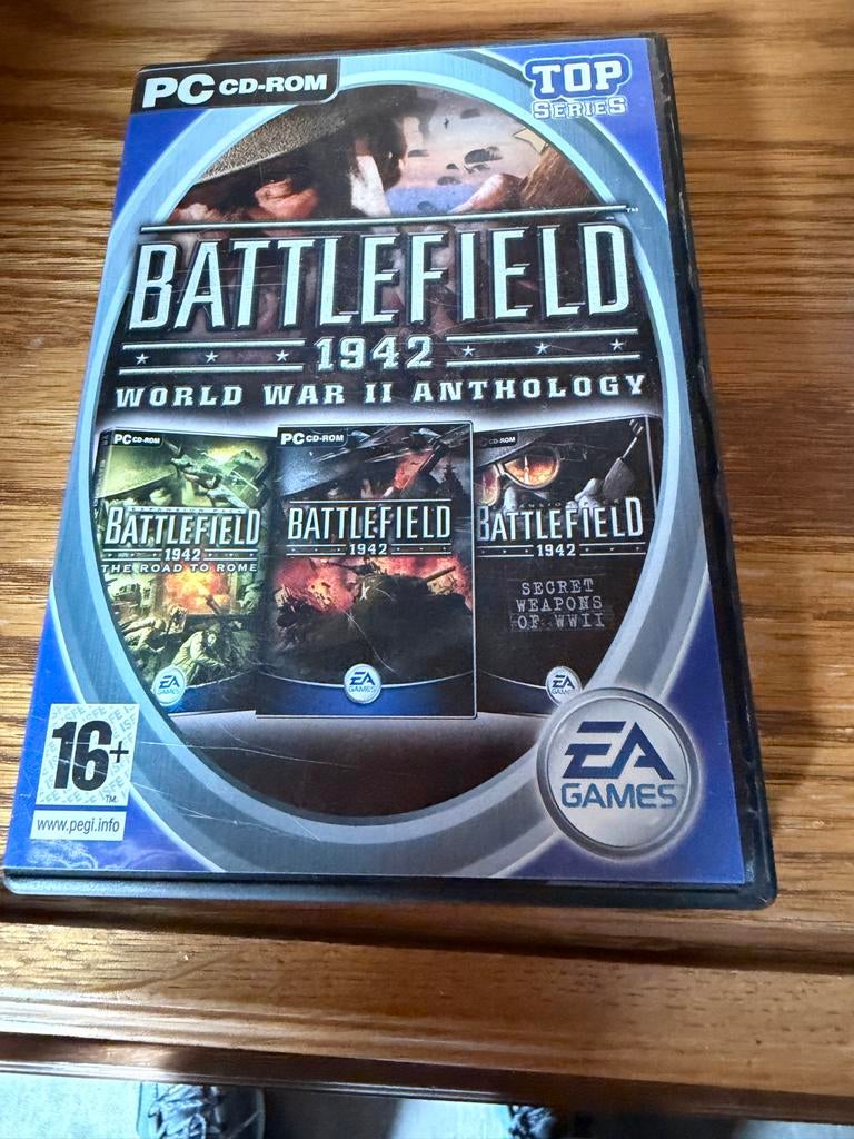 Battlefield 1942 World War II Anthology PC CD-ROM, Spelcomputers en Games, Games | Pc, Online, Gebruikt, Shooter, 1 speler