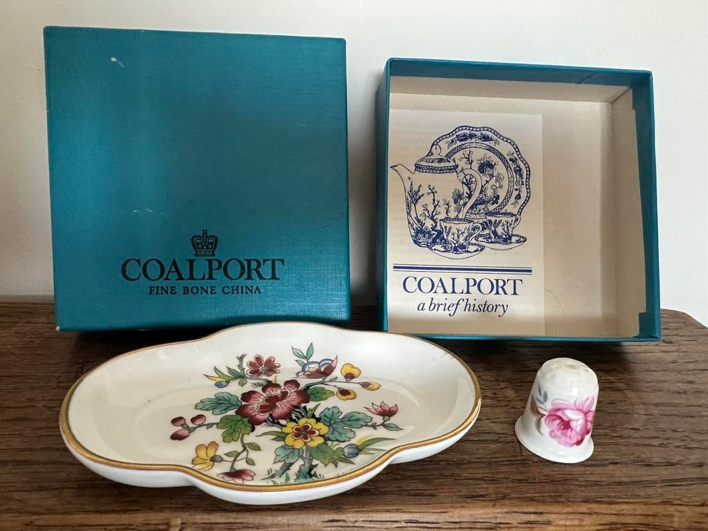 vintage Coalport porseleinen Ming Rose, Ophalen of Verzenden