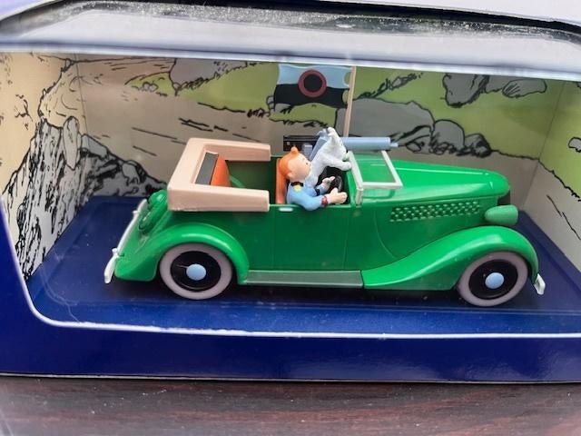 Kuifje auto. Nr. 8 met certificaat Bieden vanaf 20€, Verzamelen, Stripfiguren, Ophalen of Verzenden, Kuifje, Zo goed als nieuw