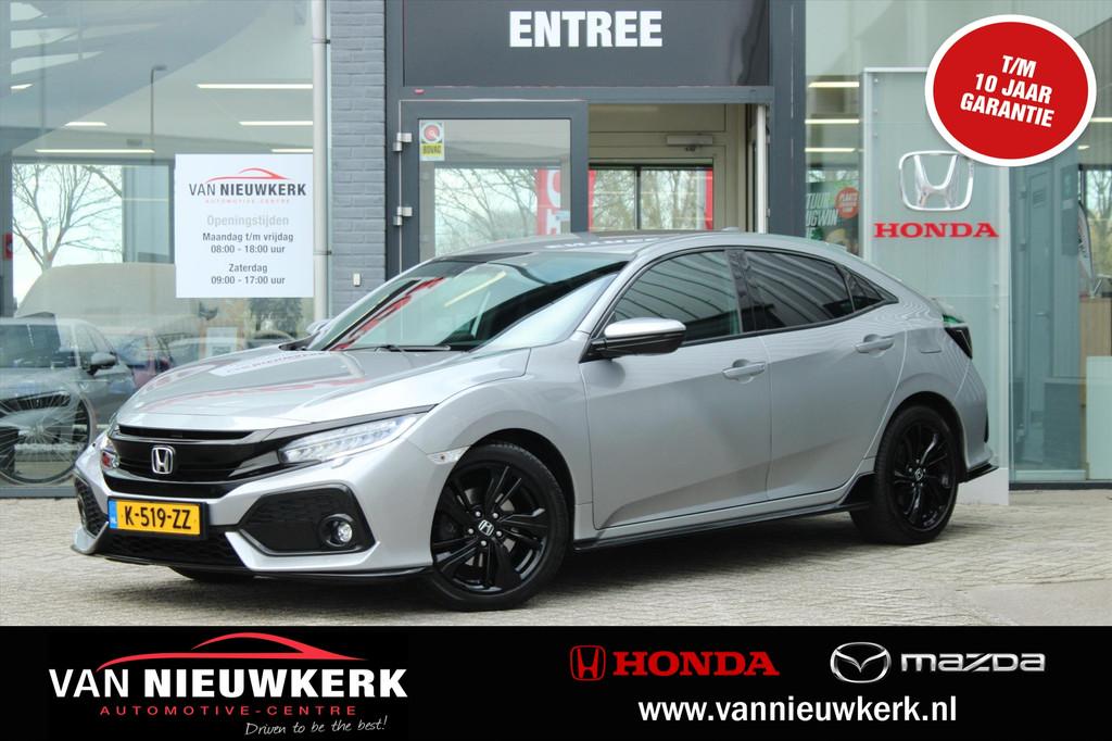 HONDA Civic 1.5 i-VTEC 182pk 5D Sport | Black Edition | Clim, Auto's, Honda, 12 maanden, 4 cilinders, Handgeschakeld, 182 pk