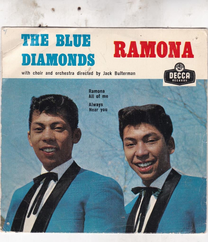 Blue Diamonds ( E.P. 1960 ), Cd's en Dvd's, Vinyl Singles, Ophalen of Verzenden, Gebruikt, Pop