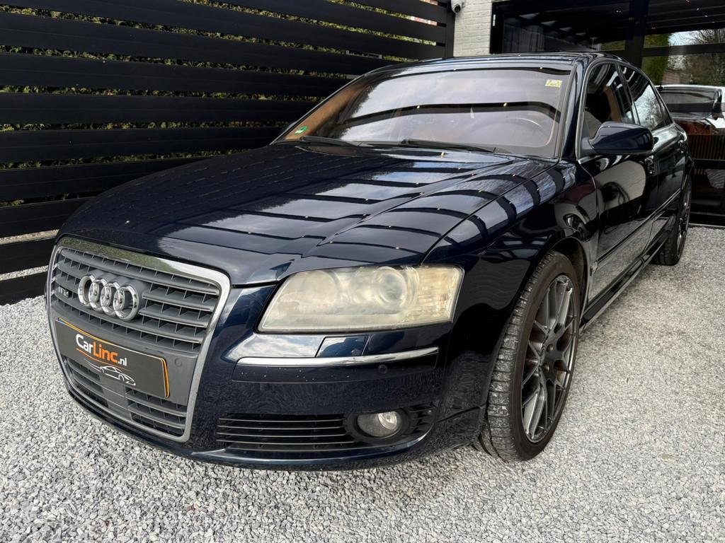Audi A8 6.0 W12 quattro Lang Pro Line, LEES DE ADVERTENTIE!, Auto's, Automaat, Gebruikt, 12 cilinders, Blauw
