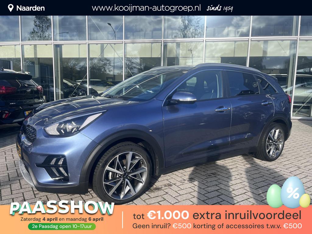 Kia Niro 1.6 GDi Hybrid DynamicPlusLine Navigatie | Lmv | St, Gebruikt, Euro 6, 2 kWh, Blauw