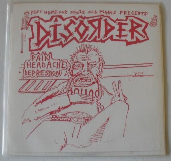 DISORDER – Pain Headache Depression 7" - Punk, Cd's en Dvd's, Vinyl Singles, Gebruikt, 7 inch, Single, Ophalen of Verzenden
