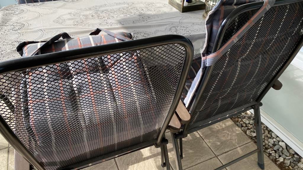 Tuinset. 4 stoelen en tafel, Ophalen, Gebruikt