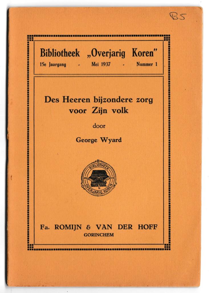 Bibliotheek "Overjarig Koren" - 1 preek, Ophalen of Verzenden, Gelezen