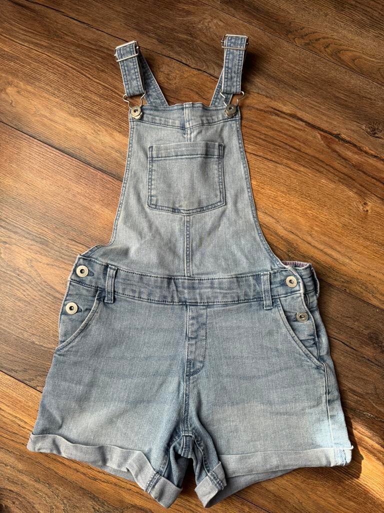 Hema Meiden Tuinbroek 134/140, Ophalen of Verzenden, Zo goed als nieuw, Meisje, Broek