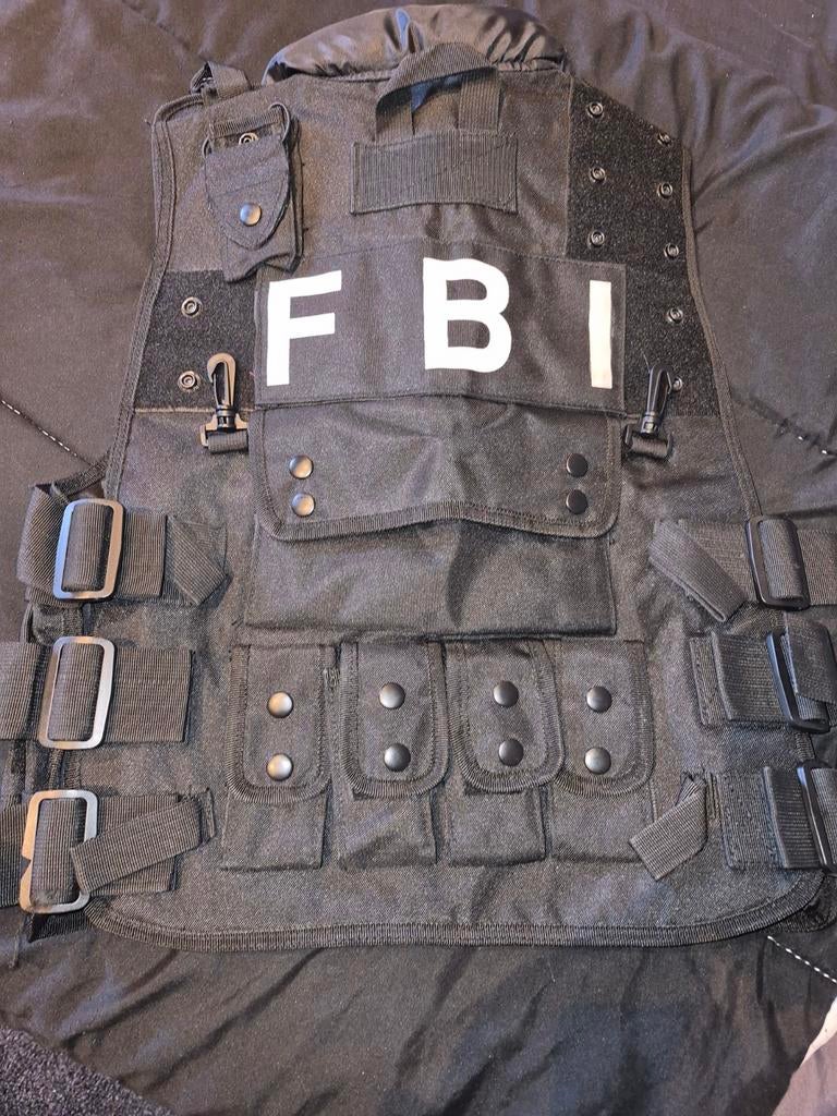 Bodywarmer fbi, Ophalen, Zo goed als nieuw, Carnaval