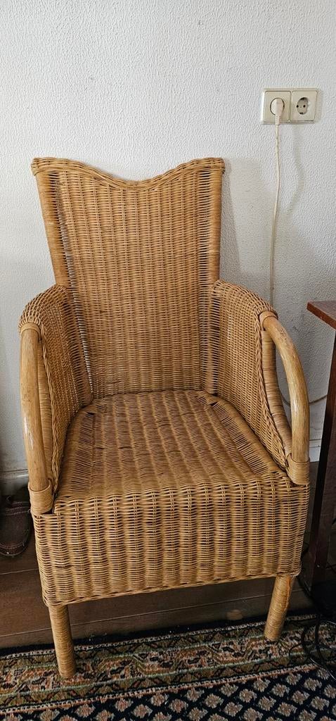 Rotan stoel, Huis en Inrichting, Fauteuils, Ophalen, 50 tot 75 cm