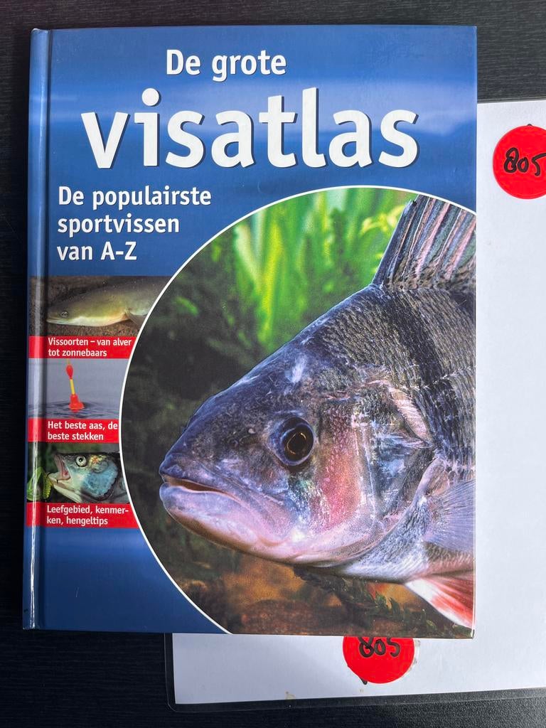 De Grote Visatlas: Populairste Sportvissen A-Z, Ophalen of Verzenden, Zo goed als nieuw, Watersport en Hengelsport