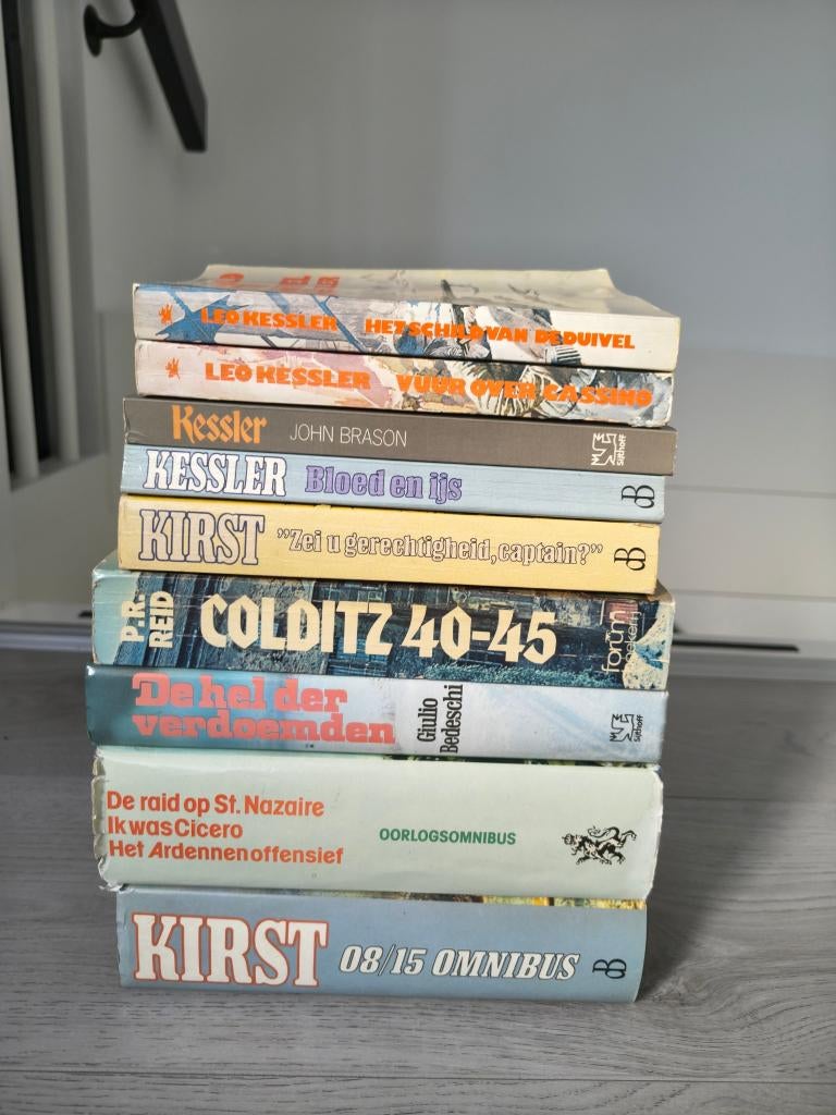 9x WO2 boeken – Kessler / Kirst / Colditz – in één koop, Boeken, Diverse auteurs, Ophalen of Verzenden, Landmacht, Tweede Wereldoorlog