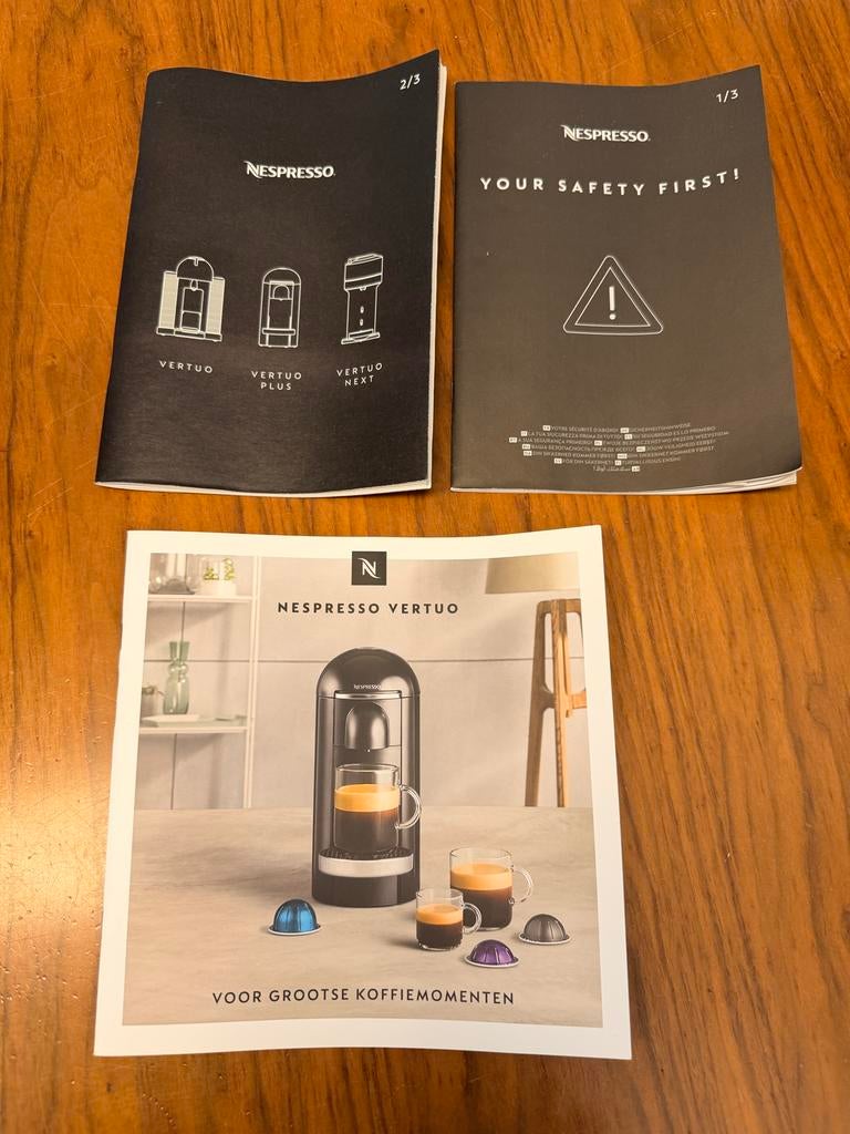 Nespresso Vertuo koffiemachine van Krups, Gebruikt, Koffiemachine, Ophalen of Verzenden, 1 kopje