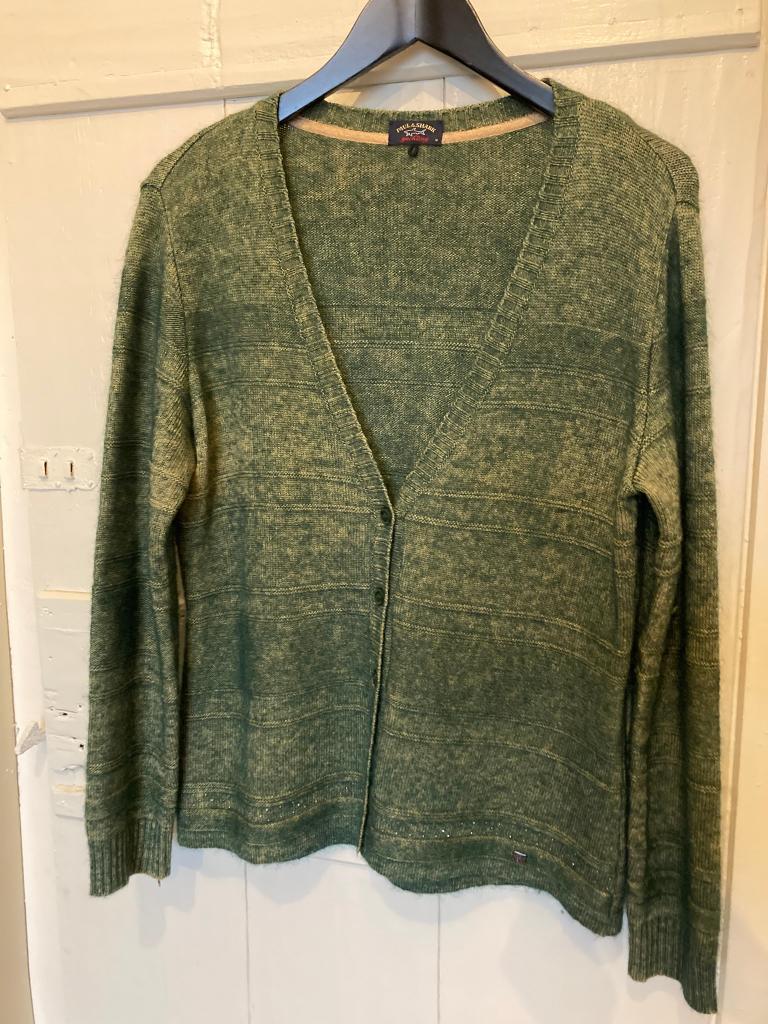 PAUL&SHARK groen/beige mellé vest42, Maat 42/44 (L), PAUL&SHARK, Ophalen of Verzenden, Zo goed als nieuw