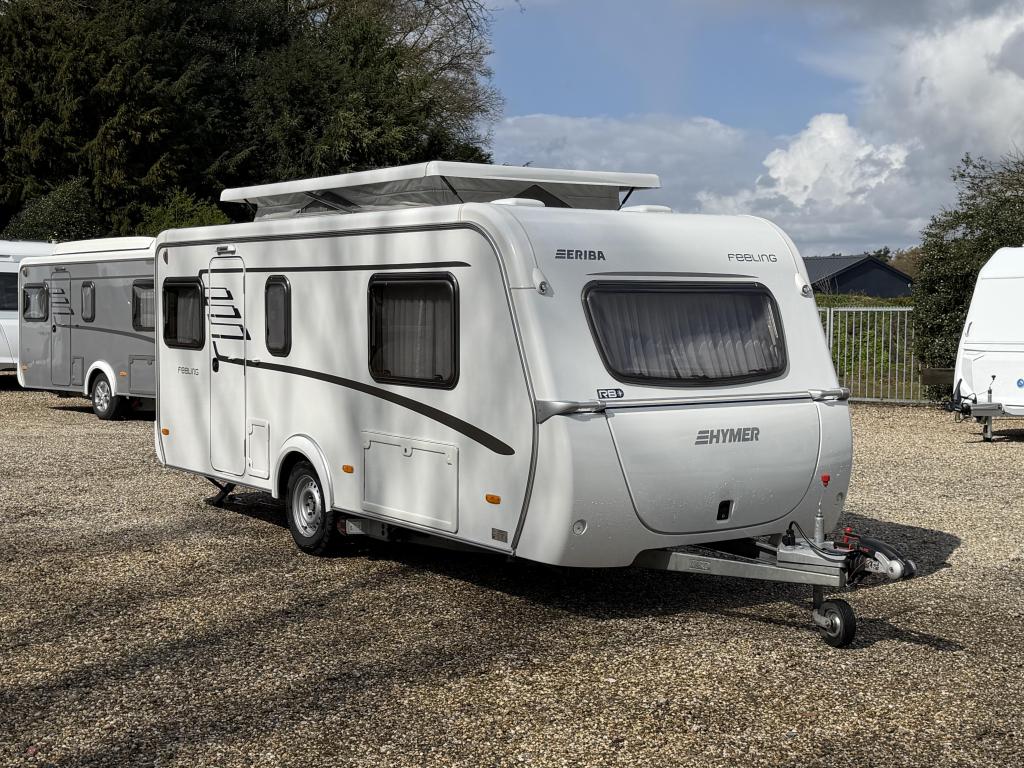 Eriba Feeling 470 Mover Airco TOP Staat!!!, Caravans en Kamperen, Standaardzit, Schokbreker, Bedrijf, Overige typen