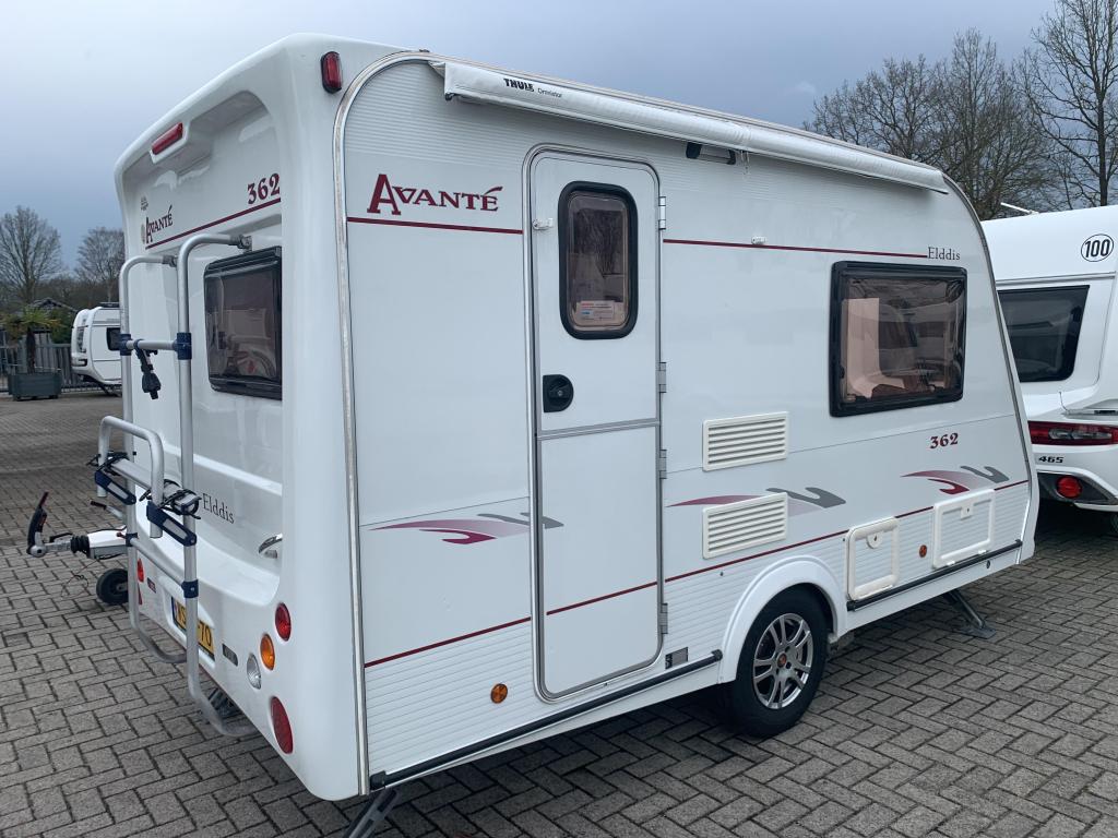 Elddis Avante 362 EK Mover/Voortent/Fietsdr., Standaardzit, Elddis, Schokbreker, Tot en met 2