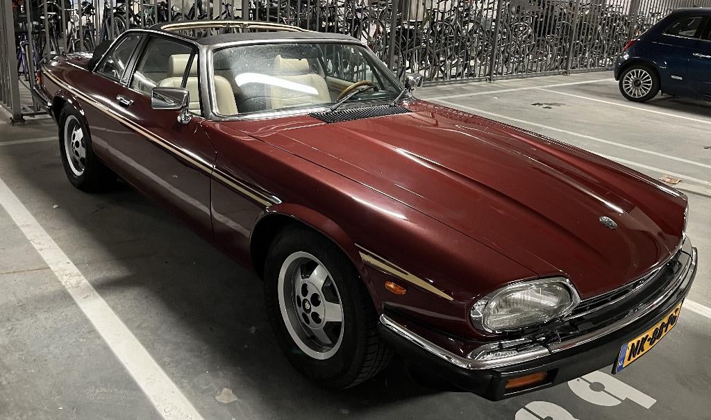 Unieke Jaguar XJ-SC 3.6 Handgeschakeld- NL-Auto, Auto's, Oldtimers, 228 pk, Achterwielaandrijving, Beige, Cabriolet