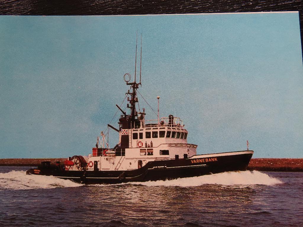 ansichtkaart sleepboot "Varnebank" bv N.R.D., Ophalen of Verzenden, Nieuw, Kaart, Foto of Prent