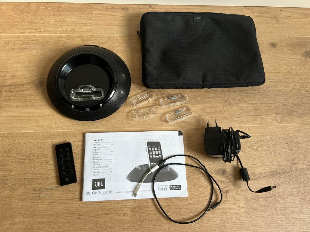 JBL On Stage IIIP iPod/iPhone docking station box speaker, Gebruikt, JBL, Overige typen, Ophalen of Verzenden