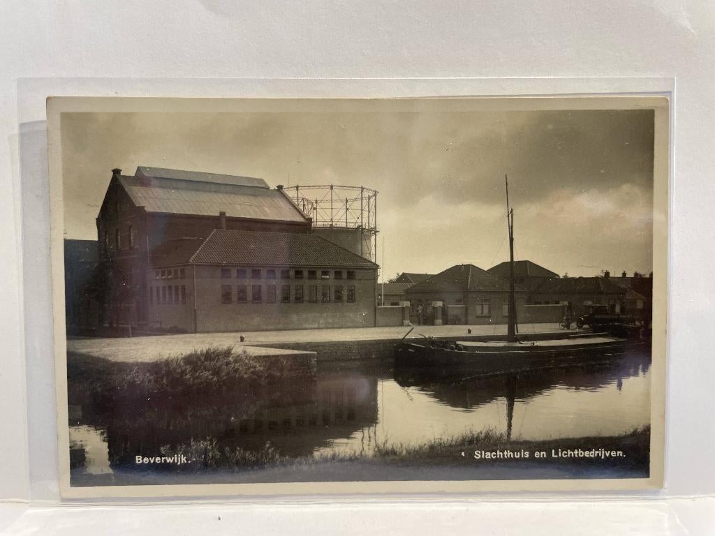 Beverwijk - Slachthuis en Lichtbedrijven, Verzenden, 1920 tot 1940, Gelopen, Noord-Holland