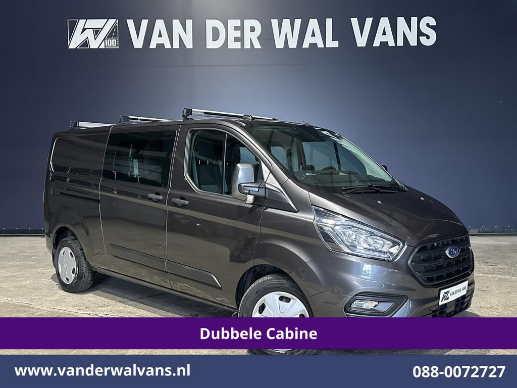 Ford Transit Custom 2.0 TDCI 131pk L2H1 Dubbele Cabine Euro6, Voorwielaandrijving, 2800 kg, Bedrijf, 6 stoelen