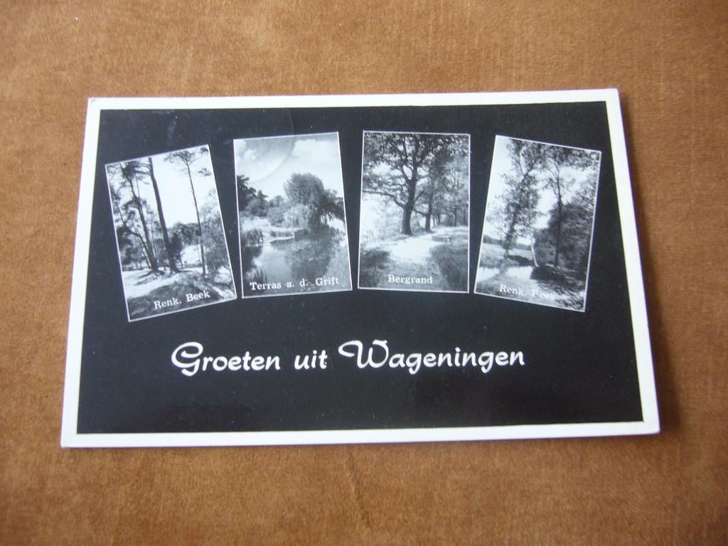 WAGENINGEN  =  4 LUIK, Ophalen of Verzenden, 1940 tot 1960, Gelopen, Gelderland