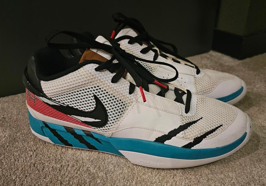 Nike Ja 1 "Reverse Scratch" Basketbalschoenen - Maat 46, Sport en Fitness, Basketbal, Ophalen of Verzenden, Zo goed als nieuw